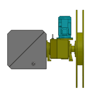 Hydro-Viscous Drive Cable reel-HVDCR